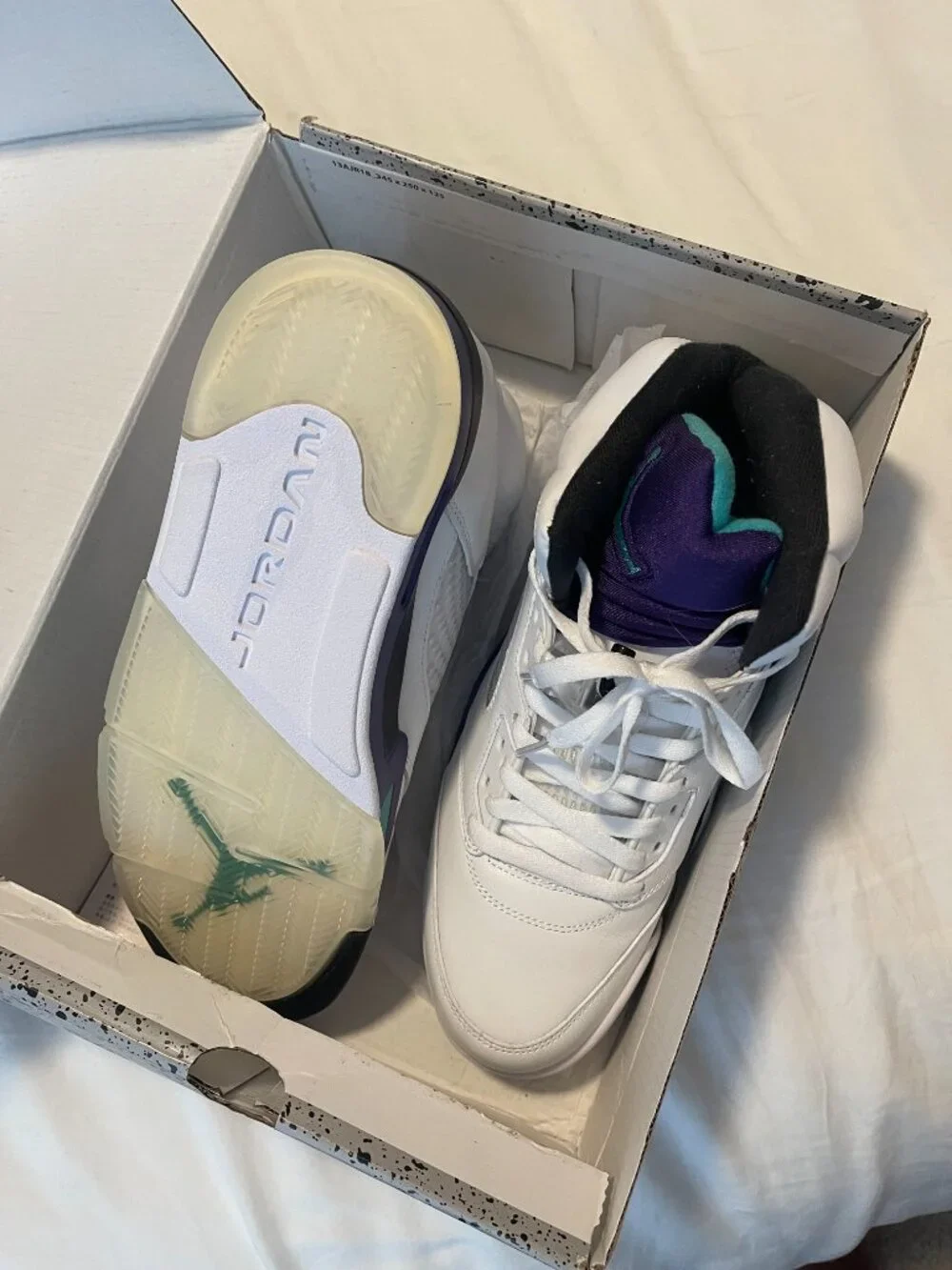 Jordan Retro Grape 5 (Read description)